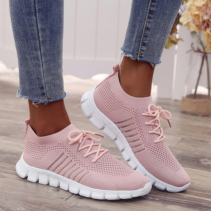 Women's supportive comfort sneakers for all-day wear, perfect for daily casual and foot health.