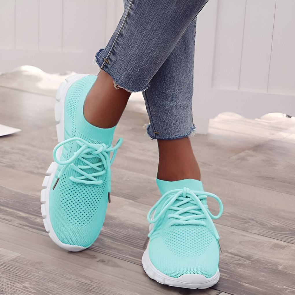 Casual women's sneakers, orthopedic style, ensuring comfort and support for daily wear. A versatile, new design.