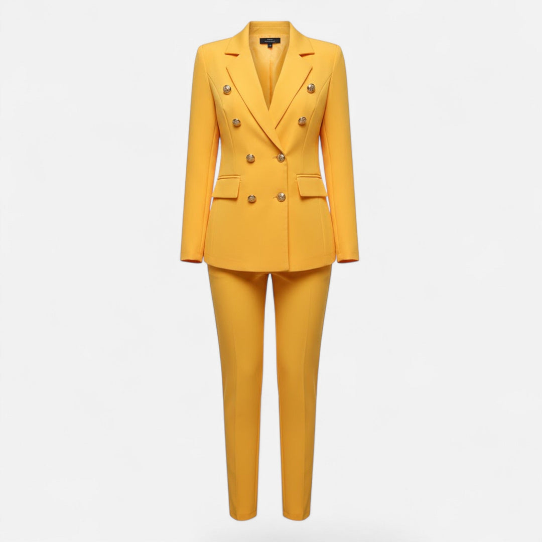 Spring/Autumn women's tailored two-piece suit set, bringing professional elegance to your versatile wardrobe.