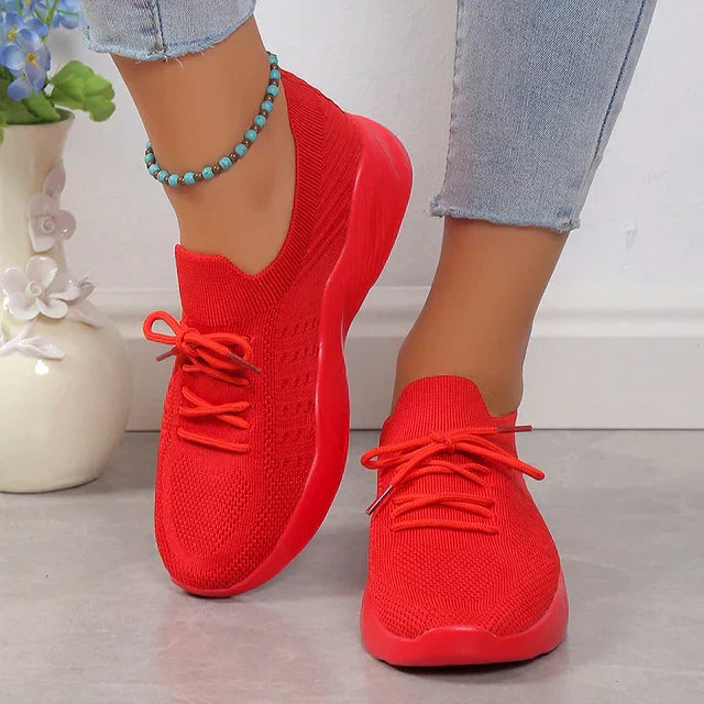 Women's ultra-comfort slip-on sneakers, ideal for easy everyday walking & casual style.