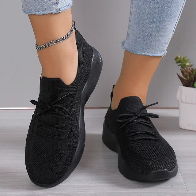 Comfortable women's walking shoes, easy slip-on design for spring & summer casual fashion.