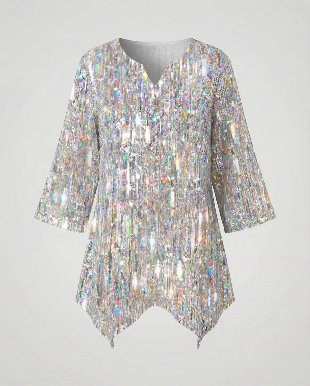 Julia stil women's vintage V-neck long sleeve top, elegant and chic fashion blouse.