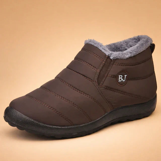 Cozy women's winter boots with anti-slip sole for secure everyday wear & snow protection.