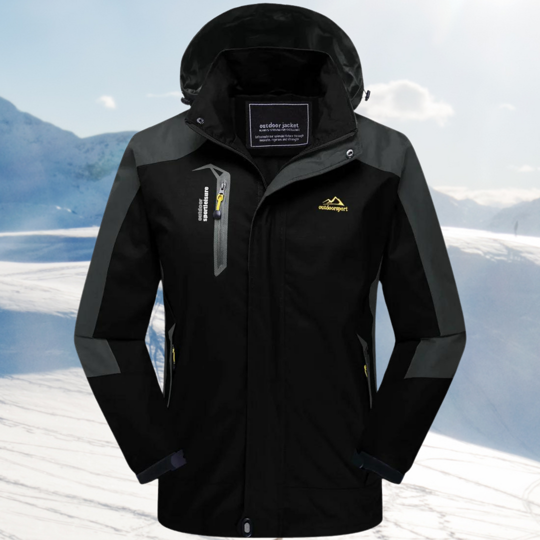 New women's wind-resistant outdoor jacket, water-resistant & breathable, ideal for hiking, travel & daily wear.