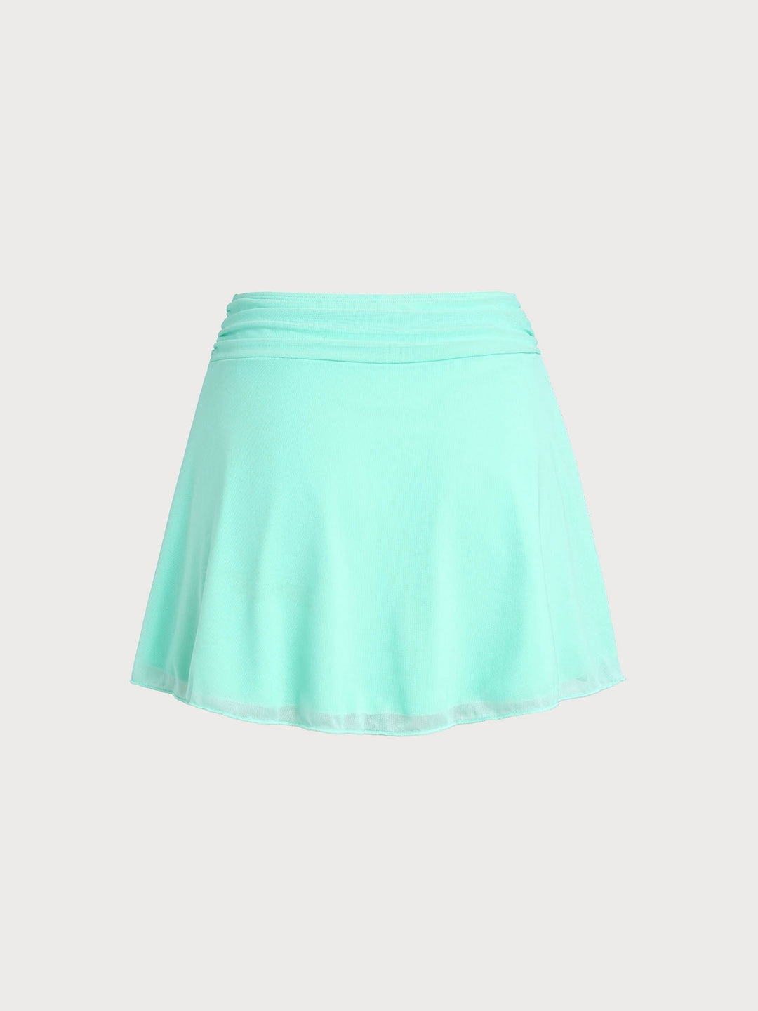 Summer-ready off-white A-line cover-up skirt, flowy with charming star details.
