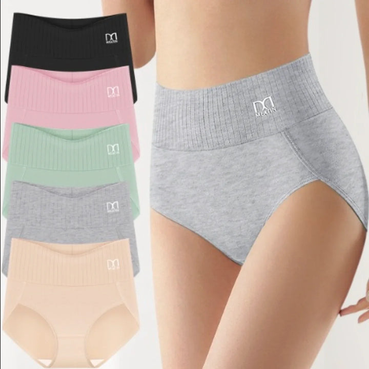 Women's multi-pack high-waisted shaping briefs, perfect for seamless, invisible everyday wear.