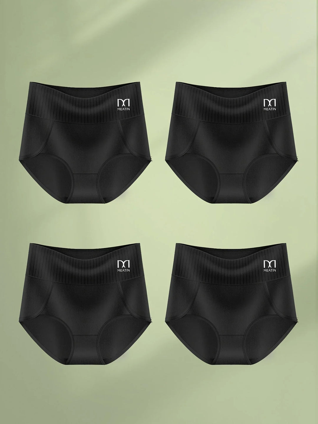 Smooth confidence starts with women's 6-pack high-waisted shaping briefs for invisible wear.