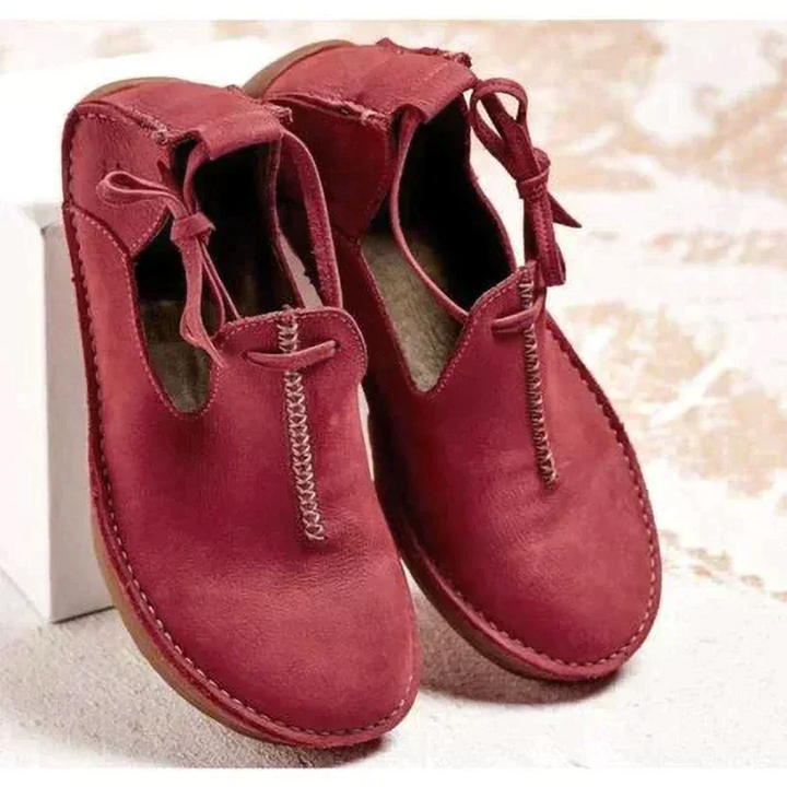Comfortable women's casual lace-up shoes with detailed stitching, great for all-day wear & everyday style.