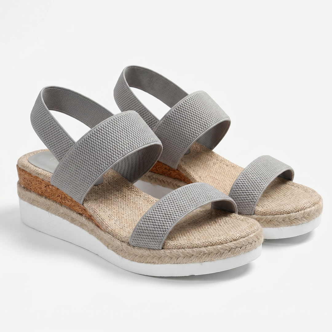 Comfortable orthopaedic women's sandals, arch support wedge for daily wear & walking.