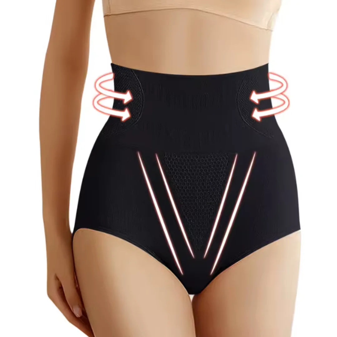 Women's high-waist tummy control shaping underwear for a smooth silhouette & comfort.