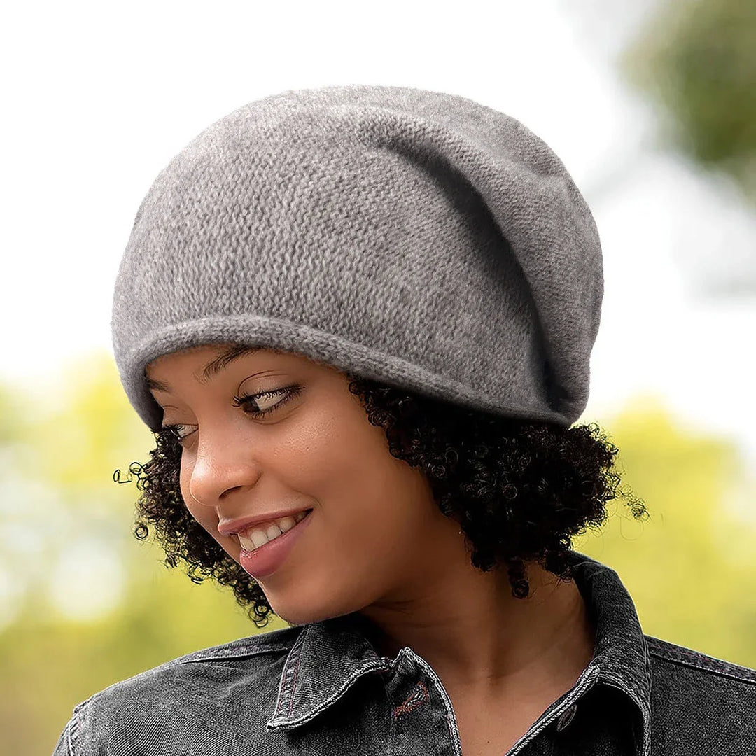 Soft women's slouchy beanie for ultimate comfort, a must-have casual hat for everyday style.