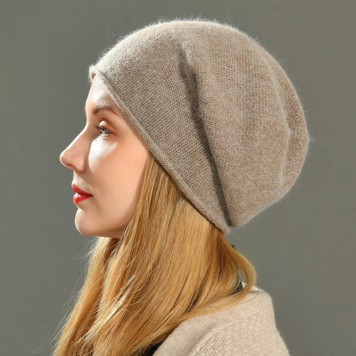 Women's soft slouchy beanie hat for casual everyday wear & effortless style.