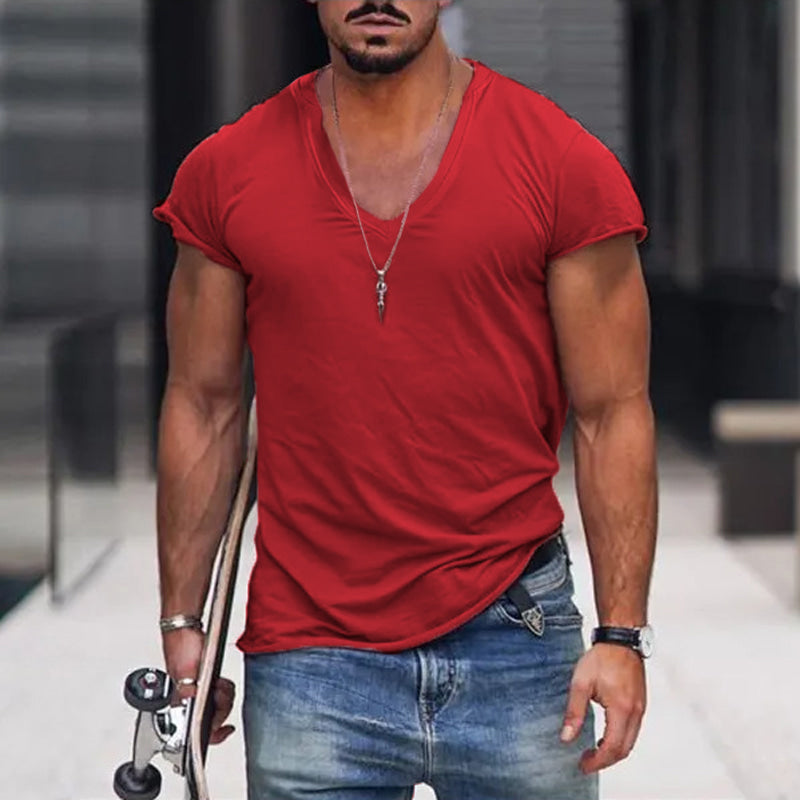 Casual men's summer t-shirt. A breathable, lightweight everyday tee, perfect for comfort and style.