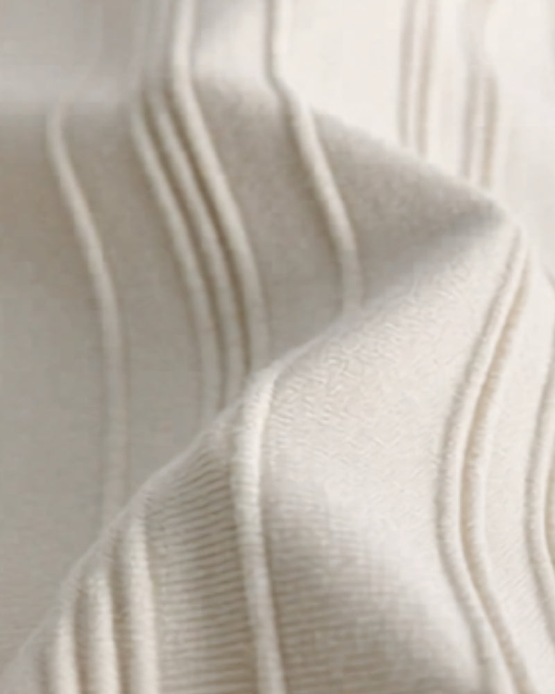 Men's versatile striped half-zip polo shirt, a stylish knit top designed for comfort and all-season wear.